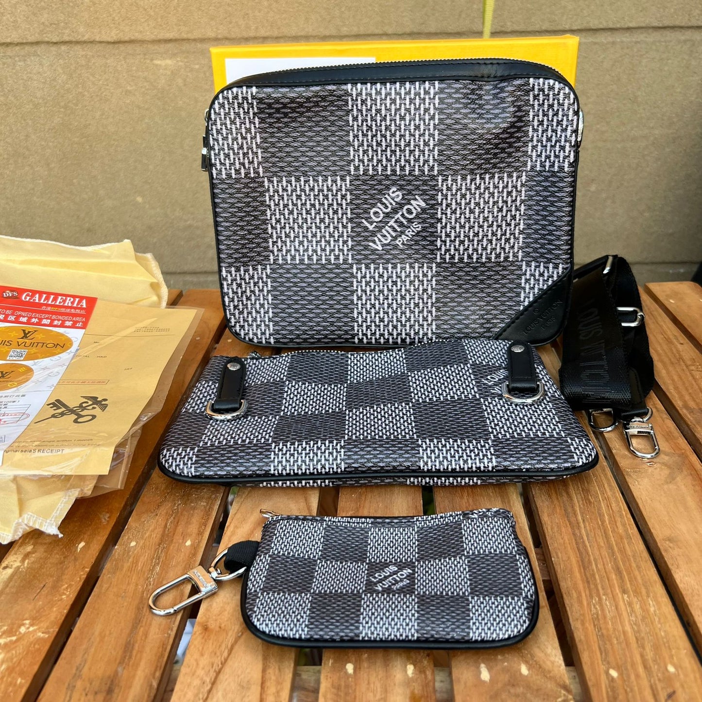 LV trio shoulder bag